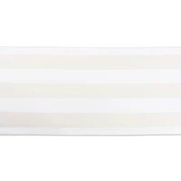 Natural/White Dobby Stripe Table Runner 18" x 108"
