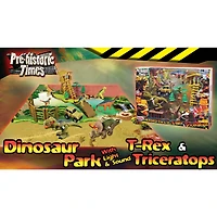 Red Box Toy® Dinosaur Park with Light & Sound T-Rex & Triceratops