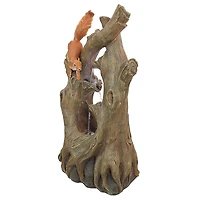 Design Toscano Tree Squirrel Cascading Sculptural Fountain
