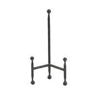 Set of 3" Black Metal Modern Easel, 12", 10", 8"