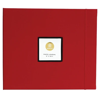 KINSHO Red Photo Journal, 9" x 10.5"