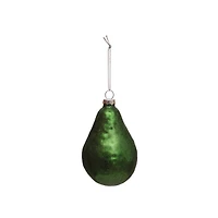 4.5" Avocado Glass Ornament by Ashland®