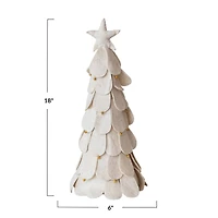 Hello Honey® 18" Handmade Wool Felt Christmas Tree with Star & Gold Jingle Bells