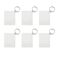 2.5" Rectangle Acrylic Keychains, 6ct. by Make Market®