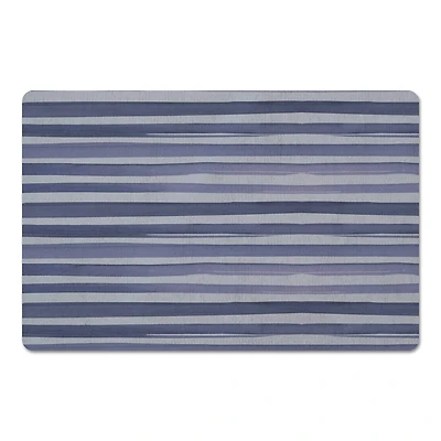 Watercolor Stripes Floor Mat