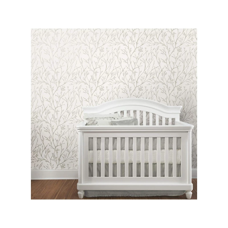 RoomMates White Tree Branches Peel & Stick Wallpaper