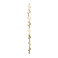 12 Pack: Gold Cactus Metal Beads by Bead Landing™