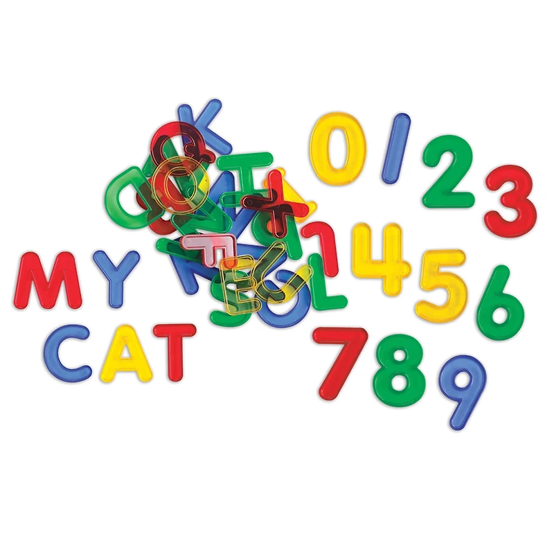 Edx Education Transparent Letters & Number Set