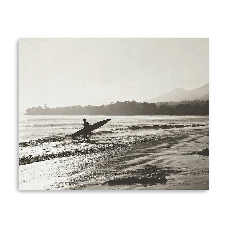 BW Surfer No. 3 Canvas Giclee