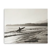 BW Surfer No. 3 Canvas Giclee