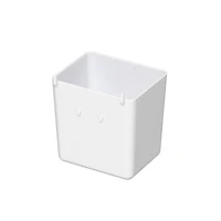 Small White Pegboard Storage Bin by Simply Tidy®