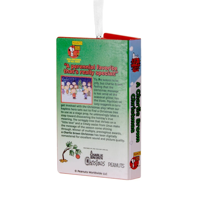 Hallmark Peanuts® 3" A Charlie Brown Christmas Retro Video Cassette Case Ornament