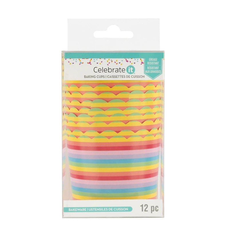 Rainbow Baking Cups by Celebrate It™, 12ct.