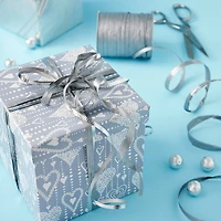 75yd. Silver Metallic Raffia Ribbon By Celebrate It™