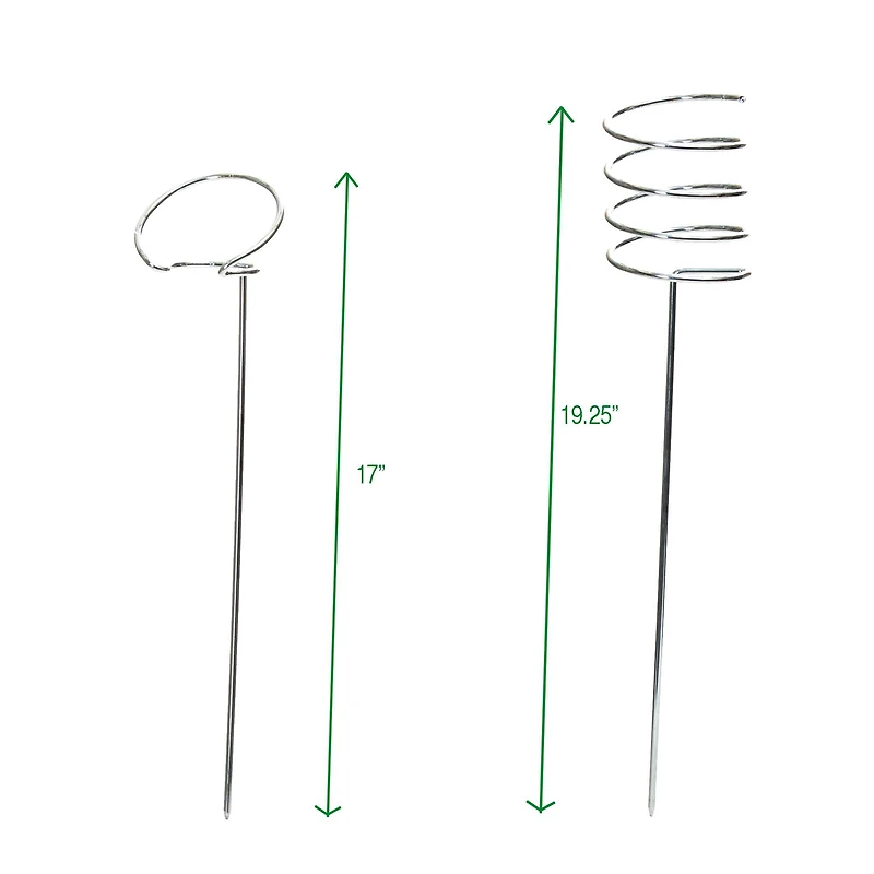 Mind Reader Silver 5-Piece Set Picnic Metal Wine Sticks Holder for Wine Bottle & Wine Glasses