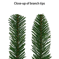 2 Pack 3.5ft. Pre-Lit Adorned Artificial Potted Christmas Tree, Warm White LED Lights