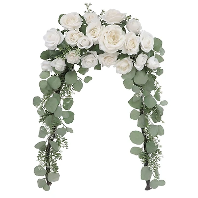 6ft. Cream Rose Garland by Ashland®