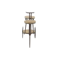 Brown Metal Farmhouse Bicycle Plantstand, 31" x 23"