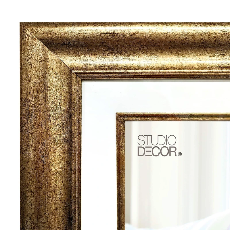 Home Champagne Gold Frame with Beveled Mat by Studio Décor®