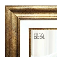 Home Champagne Gold Frame with Beveled Mat by Studio Décor®