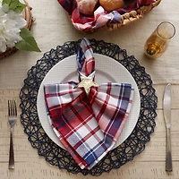 DII® Americana Plaid Cloth Dinner Napkins, 6ct.