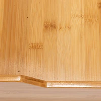 Household Essentials Glidez Bamboo & Steel Slide-Out Storage Organizer