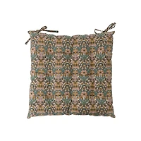 Hello Honey® Floral Pattern Cotton Printed Chair Cushion