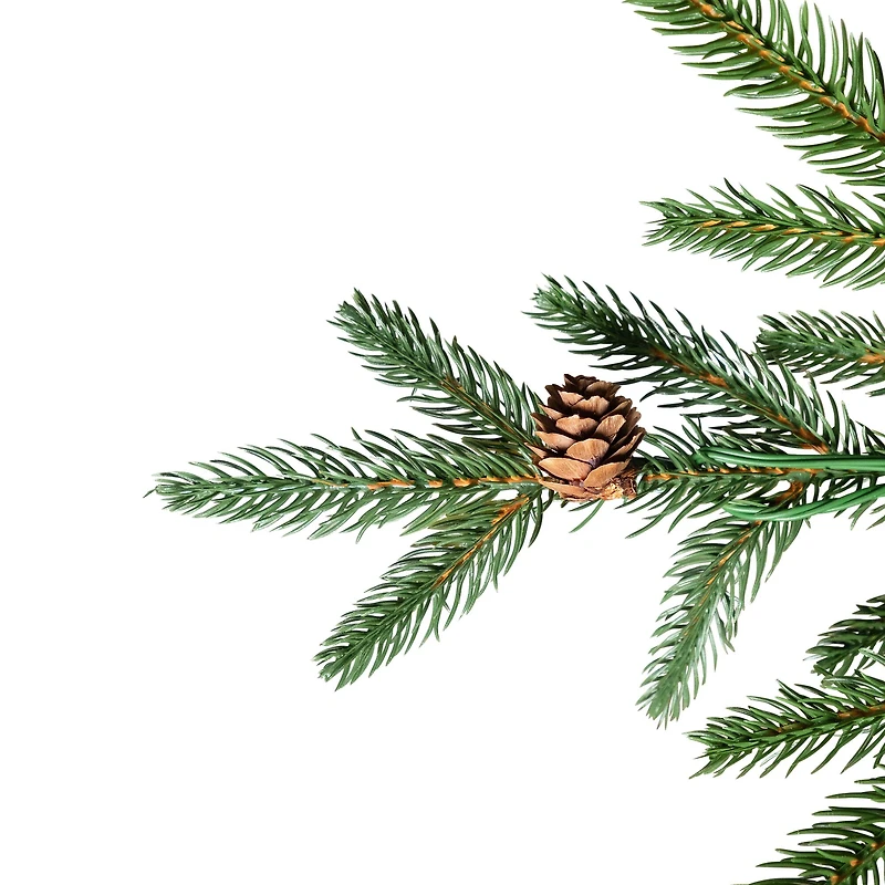 6.5ft. Pre-Lit Real Touch™ Shenandoah Pine Artificial Christmas Tree with Pinecones, Warm White LED Lights