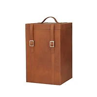 Tan Modern Wine Holder, 9" x 10" x 16"