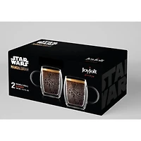 JoyJolt® Star Wars™ 5.4oz. Mandalorian The Child All Around Glass Mug Set, 2ct.