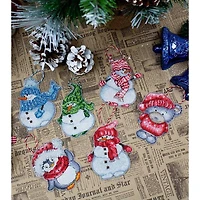 Luca-S Winter Toys Plastic Canvas Counted Cross Stitch Kit