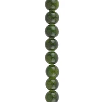 Green Quartz Round Beads, 8mm by Bead Landing™