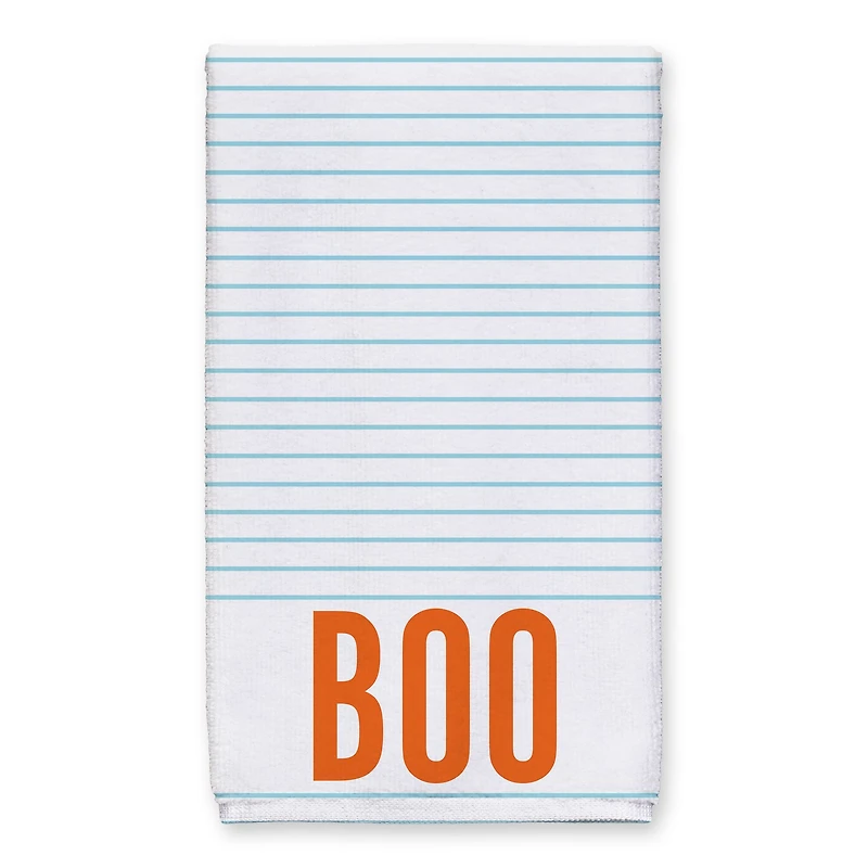 Striped BOO Tea Towel Set