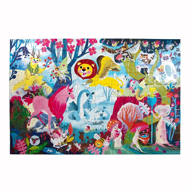 eeBoo Magical Creatures 100 Piece Puzzle