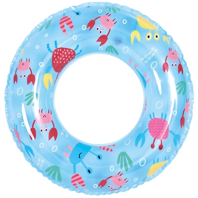 24" Cute Crustaceans Inflatable Inner Tube Ring Float