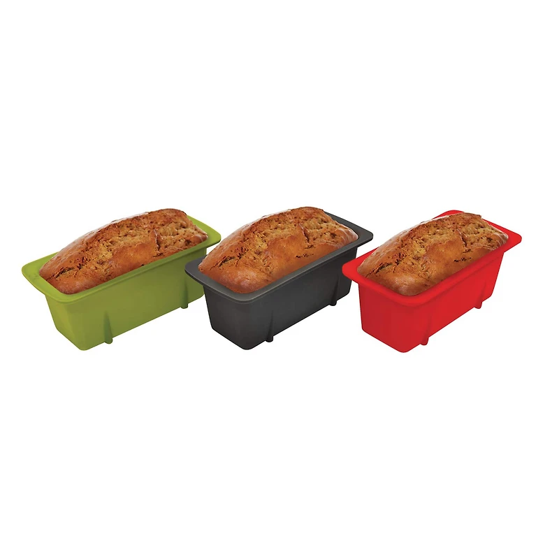 Starfrit Silicone Mini Loaf Pan Set, 3ct.