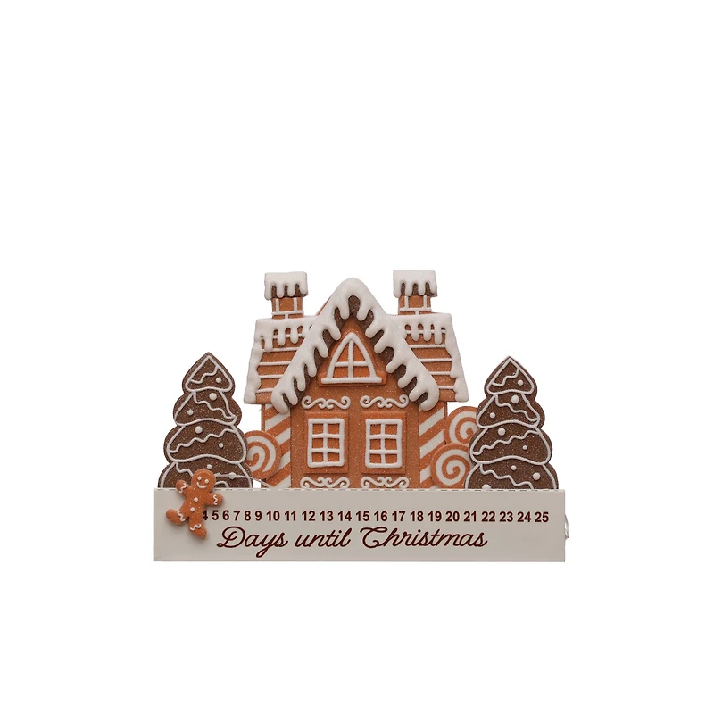 12" Gingerbread House Christmas Countdown by Ashland®