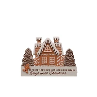 12" Gingerbread House Christmas Countdown by Ashland®