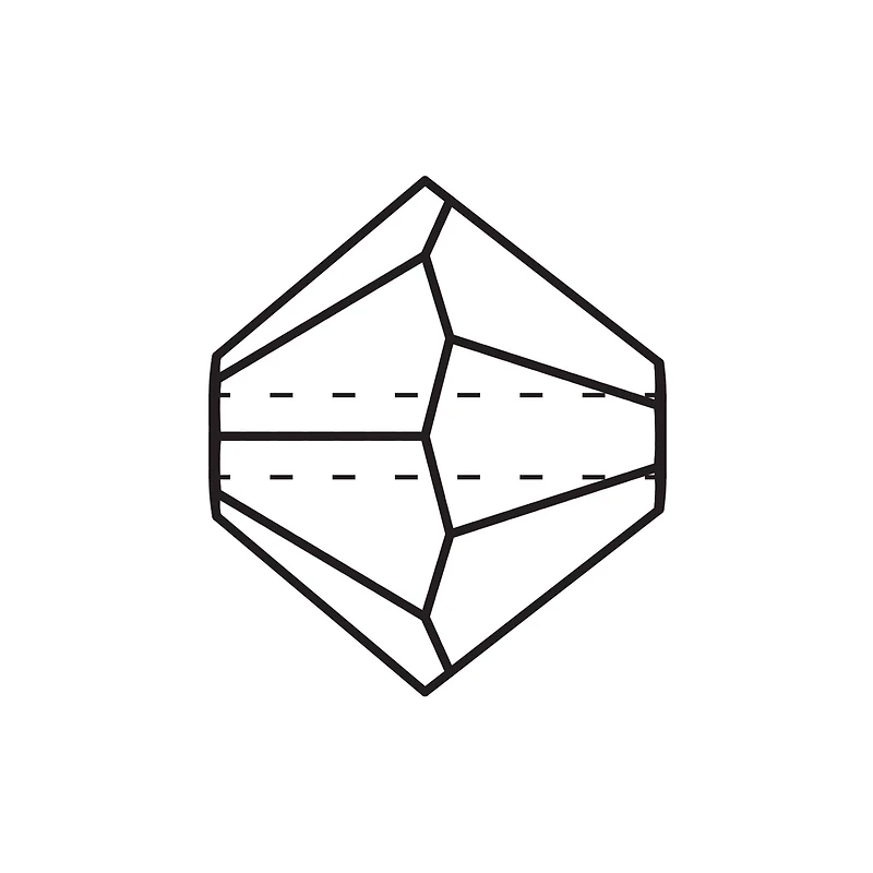 John Bead PRECIOSA 6mm Czech Crystal Bicone Beads