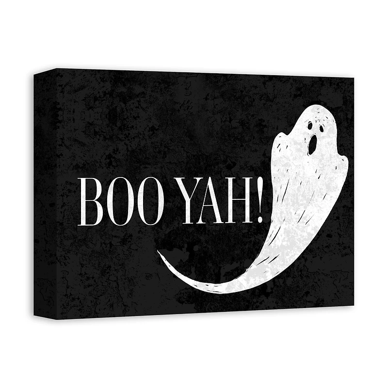 Boo Yah Ghost 11" x 14" Canvas Wall Art