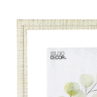 White Wooden Float Frame by Studio Décor