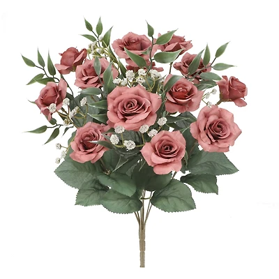 17" Mauve Rose Deluxe Bush by Ashland®