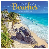 TF Publishing 2024 Tropical Beaches Mini Calendar