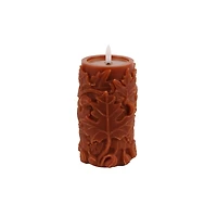 6" Fall Leaf LED Pillar Candle by Ashland