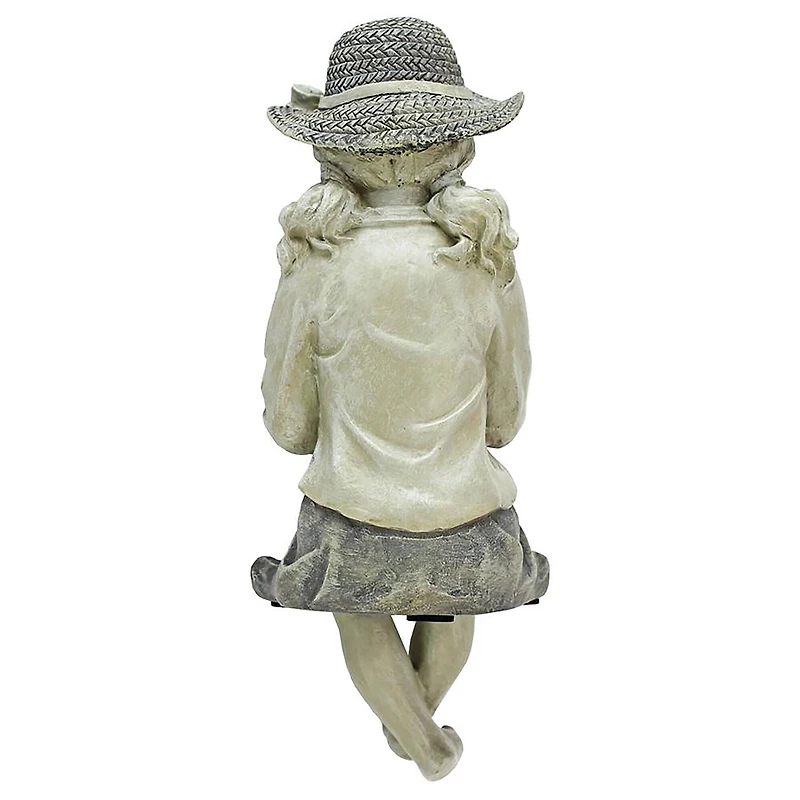 Design Toscano 11" Nellie's Big Catch Fishing Statue