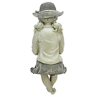 Design Toscano 11" Nellie's Big Catch Fishing Statue