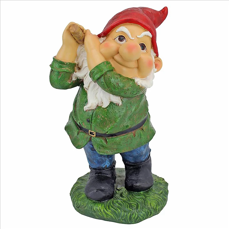 Design Toscano 12" Bogey Burt Garden Gnome Statue