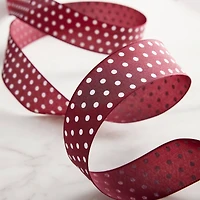 1.5" x 3yd. Taffeta Wired Polka Dot Ribbon by Celebrate It