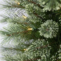 7ft. Pre-Lit Cashmere Pencil Artificial Christmas Tree, Warm White LED Lights by Ashland®