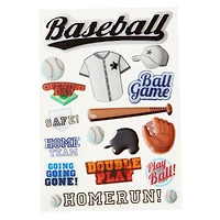 12 Pack: Dimensional Baseball Stickers by Recollections™